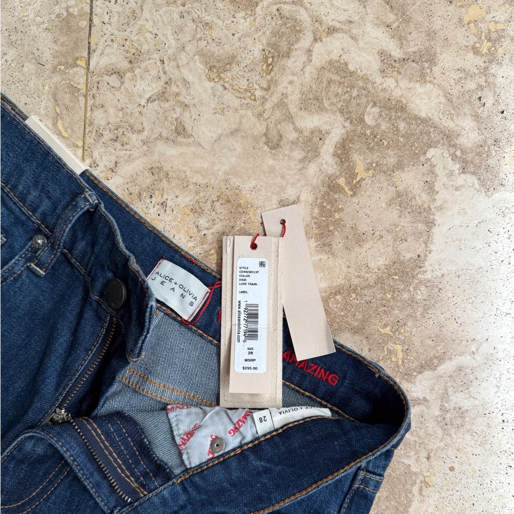 Alice + Olivia Woman Blue Denim